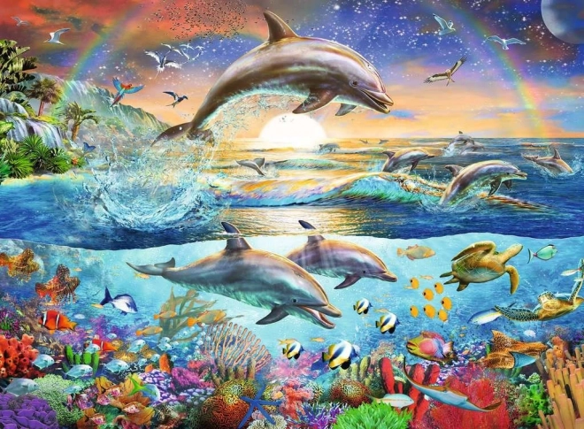 Παζλ Ravensburger Παράδεισος των δελφινιών XXL 300 κομμάτια