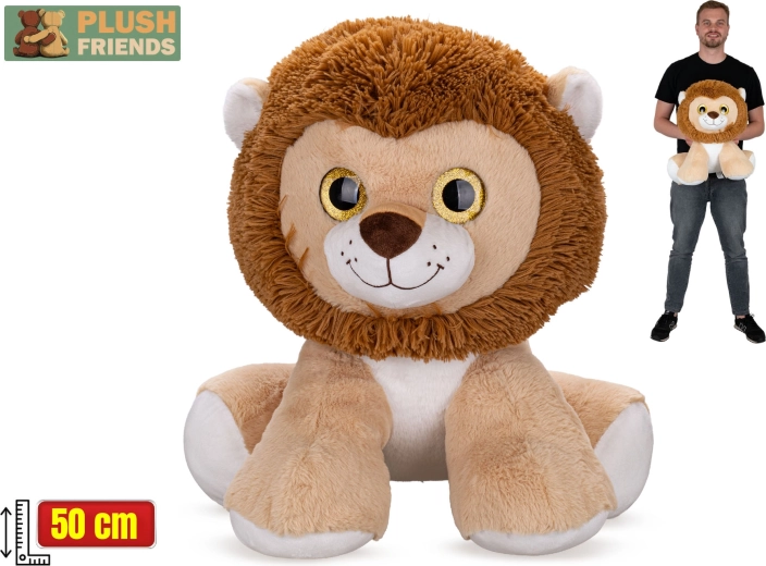 Plush Friends λούτρινο λιοντάρι 50 cm, καθιστό