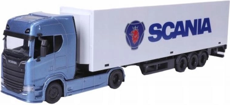 Μεταλλικό μοντέλο φορτηγού Bburago 1:43 Scania 770 S με ρυμουλκούμενο – Scania