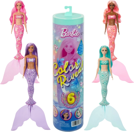 Barbie Color Reveal έκπληξη – γοργόνα με αξεσουάρ