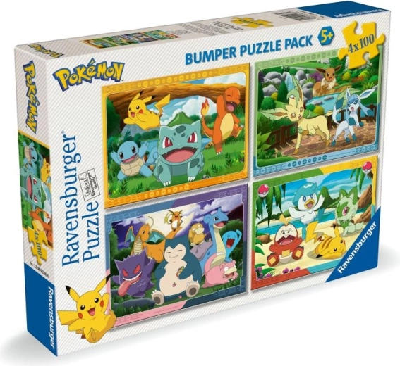 Παζλ Ravensburger Pokémon 4×100 κομμάτια