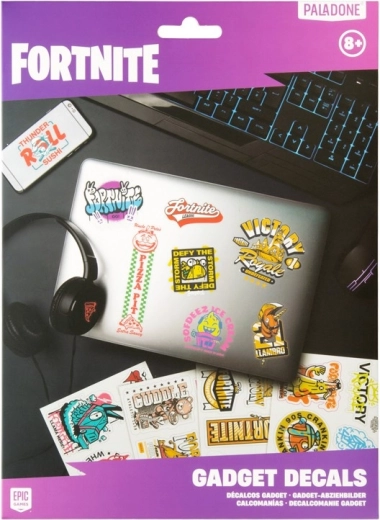 Τεχνικά αυτοκόλλητα Fortnite – σετ 4 φύλλων