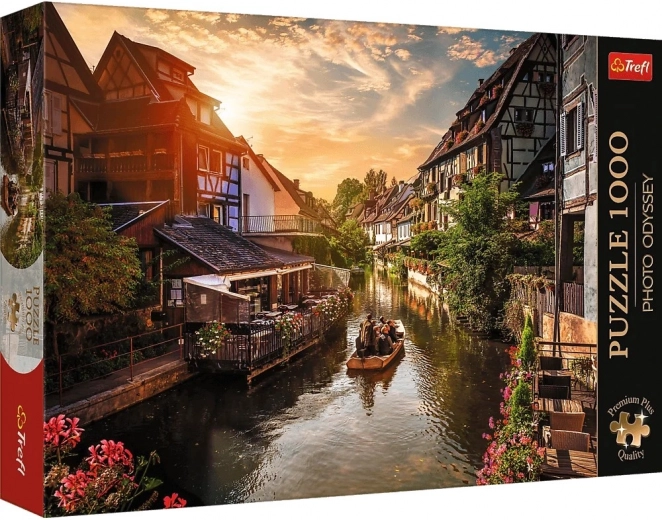 Παζλ 1000 κομματιών TREFL Premium Plus Photo Odyssey – Μικρές Βενετίες στο Colmar