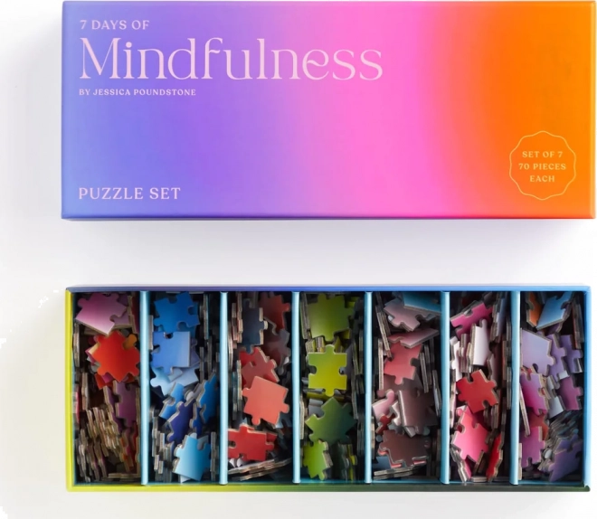 Παζλ Jessica Poundstone – 7 ημέρες mindfulness (7 × 70 κομμάτια) από τη GALISON