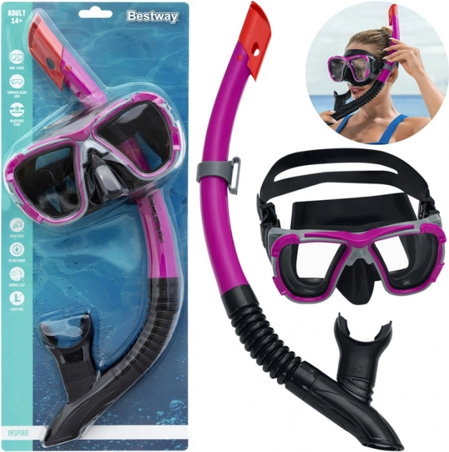 Bestway Σετ μάσκας-αναπνευστήρα για παιδιά και ενήλικες