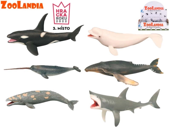 Zoolandia θαλάσσια ζωάκια – πλαστικές φιγούρες 18–26 cm, σετ