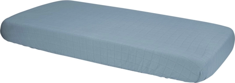 Lodger Slumber Tribe σεντόνι για λίκνο 40 × 80 cm ocean