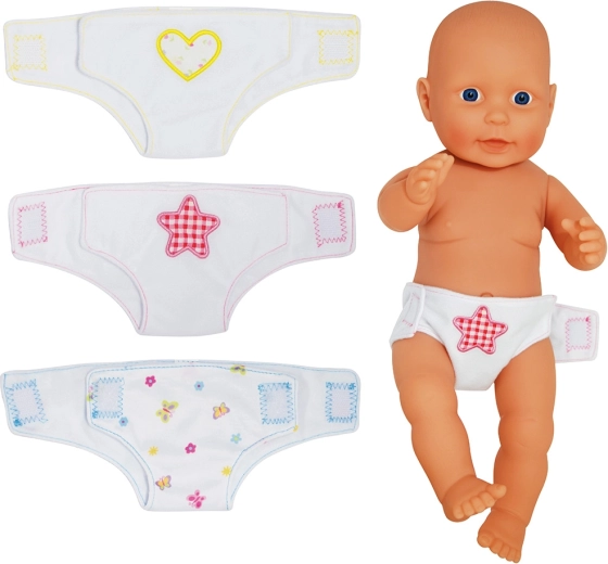Dolls World υφασμάτινες πάνες για κούκλες 46 cm
