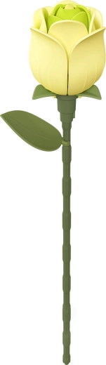 Robotime ROKR Floral Art παζλ 3D – πράσινο τριαντάφυλλο, 37 κομμάτια
