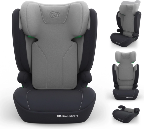 Παιδικό κάθισμα αυτοκινήτου Kinderkraft i-spark 2 plus i-size 100–150 cm grey