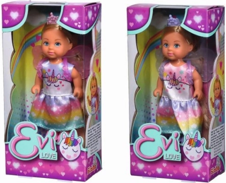 Κούκλα Evi Love Μονόκερος νεράιδα με φτερά 12 cm