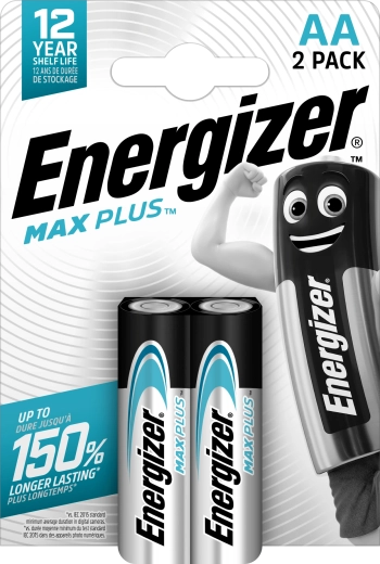Αλκαλικές μπαταρίες AA ENERGIZER Max Plus 2 τεμ.
