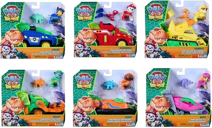 Όχημα δεινοσαύρων από την ταινία Paw Patrol, ποικιλία - 1 τεμάχιο