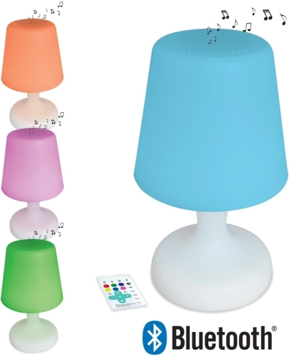 Αδιάβροχο ηχείο Bluetooth με λάμπα LED