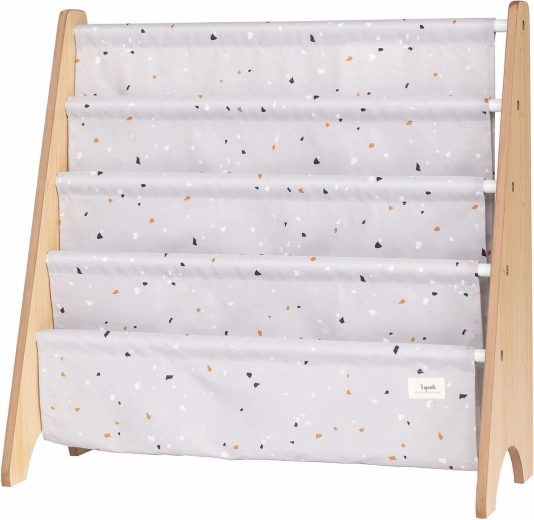 3 Sprouts βάση για βιβλία recycled terrazzo/light gray