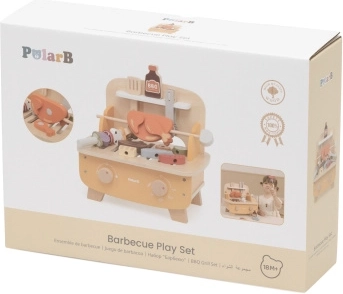 Ξύλινη παιδική ψησταριά PolarB, το πρώτο μου BBQ