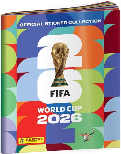 Συλλεκτικό άλμπουμ αυτοκόλλητων Panini FIFA World Cup 2026 με μαλακό εξώφυλλο