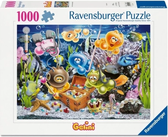 Παζλ Ravensburger Gelini: Υποβρύχια διασκέδαση 1000 κομματιών