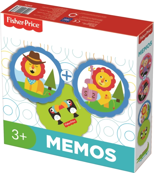 Παιχνίδι μνήμης (Pexeso) Ζωάκια Fisher-Price