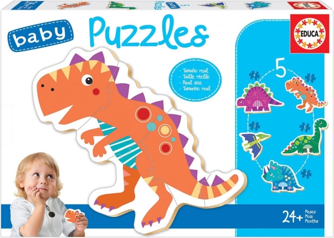 Educa baby puzzle δεινόσαυροι 5 σε 1