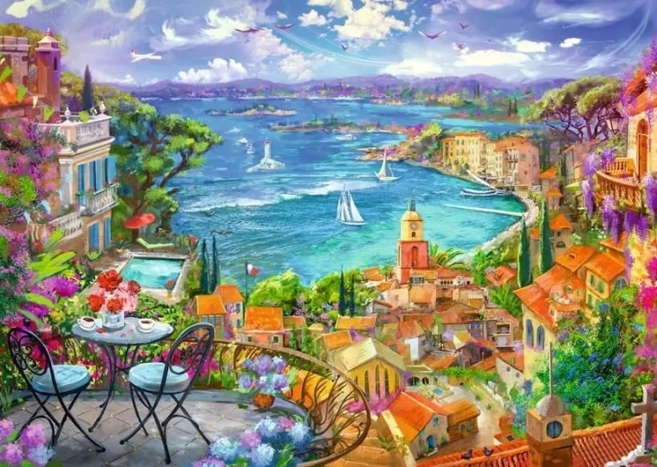 Παζλ Ravensburger Saint-Tropez 1000 κομμάτια