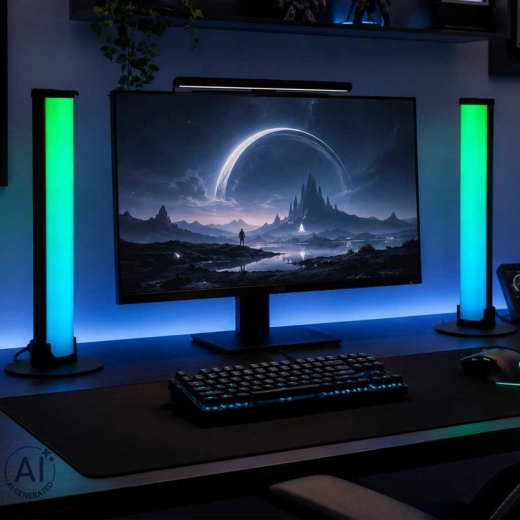 RGB φωτεινοί στύλοι για gaming ατμόσφαιρα