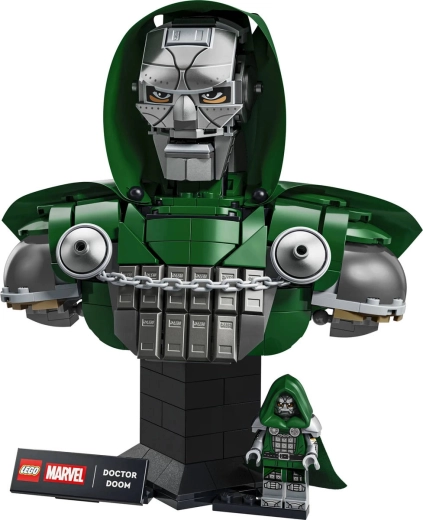Εμβληματική προτομή του Doctor Doom