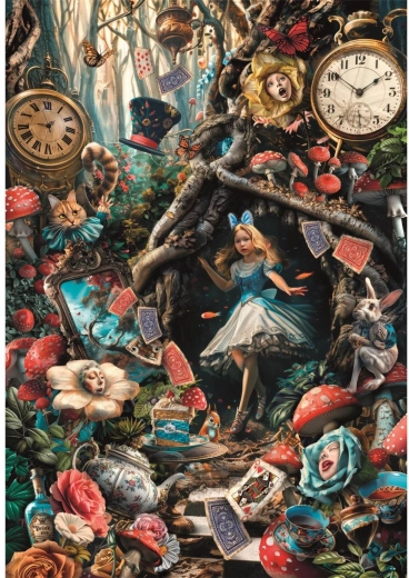 Clementoni Puzzle Μια ακόμη μέρα στη Χώρα των Θαυμάτων 1000 κομμάτια