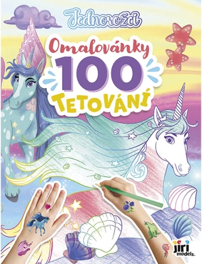 Βιβλίο ζωγραφικής και 100 τατουάζ μονόκεροι