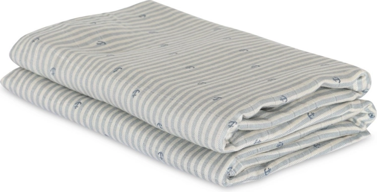 Nuuroo josefine μουσελινες μπαμπού πάνες stripe anchor (2 τεμ.)