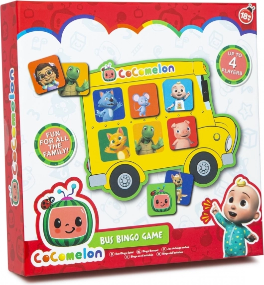 Cocomelon παιχνίδι μπίνγκο λεωφορείο