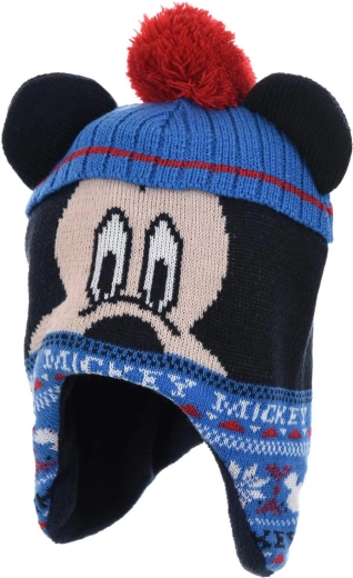 Παιδικός σκούφος Mickey Mouse με φλις επένδυση