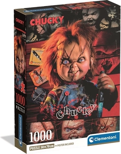 Clementoni παζλ συλλογή τρόμου Chucky 1000 κομμάτια compact