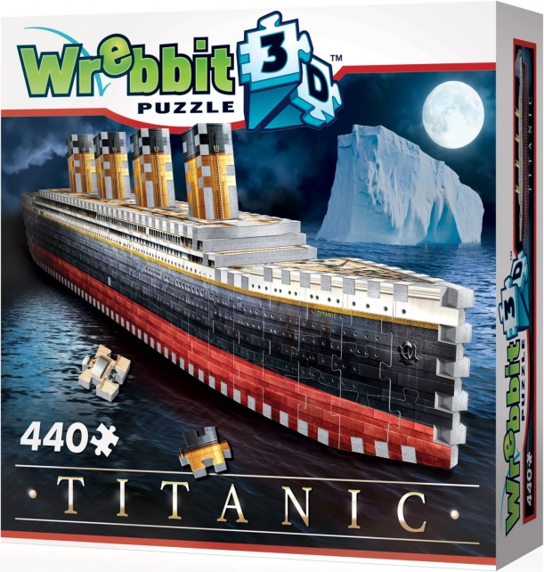 3D παζλ Titanic από τη Wrebbit, 440 κομμάτια