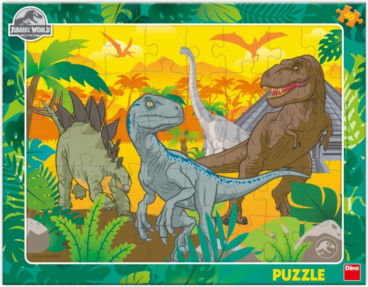 Παζλ Jurassic World 40 κομμάτια (σε ταμπλό)