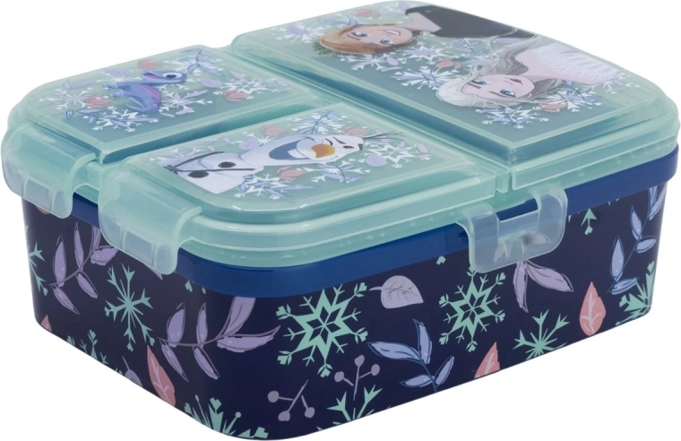 Stor XL δοχείο φαγητού με διαμερίσματα Frozen