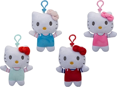 Hello Kitty λούτρινο με κλιπ 12 cm - 1 τεμάχιο