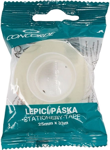 Κολλητική ταινία CONCORDE 25 mm × 33 m διάφανη
