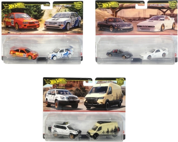 Hot Wheels Premium σετ 2 μεταλλικών αυτοκινήτων