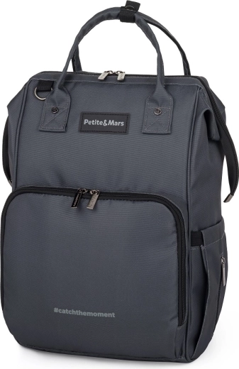 Σακίδιο αλλαγής για καρότσι PETITE&MARS Jack Ultimate Grey