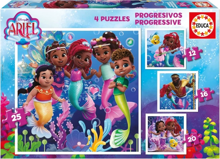 Educa Παζλ Disney Ariel 4σε1