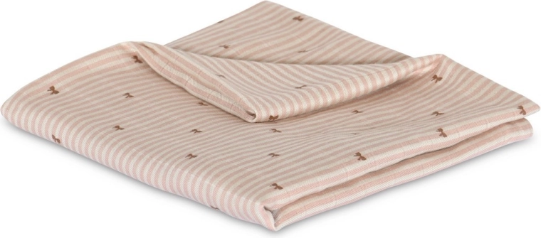 NuuRoo Valentin μουσελίνα πάνα από μπαμπού stripe bow