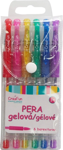 CreaFun gel στυλό – σετ 6 χρωμάτων