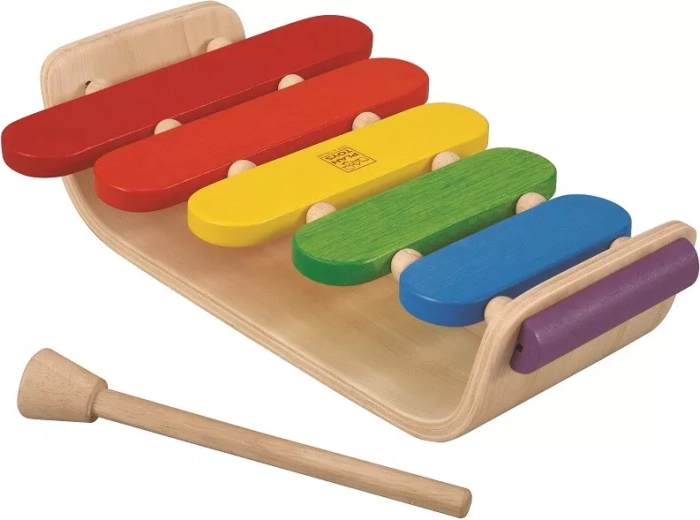 Οβάλ ξυλόφωνο PlanToys για παιδιά