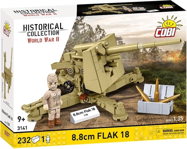 Κατασκευαστικό σετ 8,8 cm Flak 18 1:35 – ιστορικό πυροβόλο από την έρημο