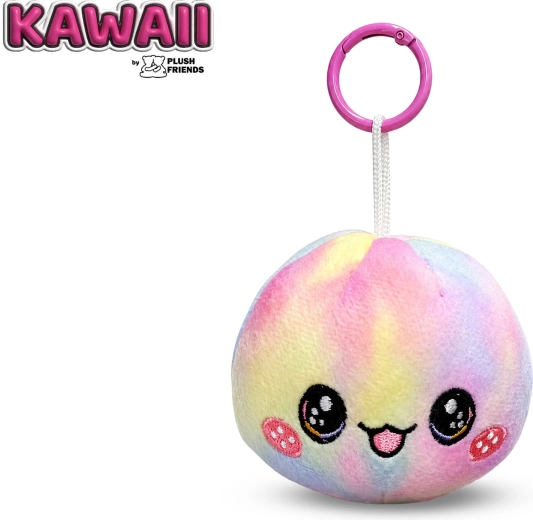 Plush Friends Kawaii ουράνιο λούτρινο μπρελόκ για κλειδιά Bao ντάμπλινγκ 8 cm