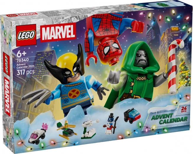Lego Marvel ημερολόγιο advent 2026