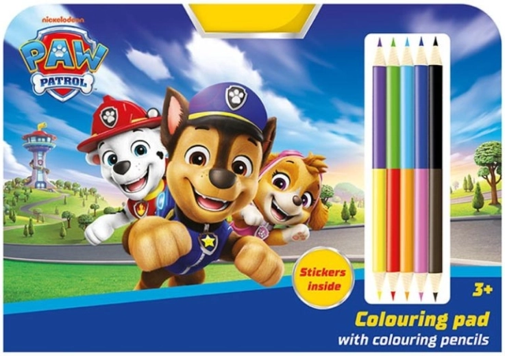 Σετ ζωγραφικής με ξυλομπογιές Paw Patrol