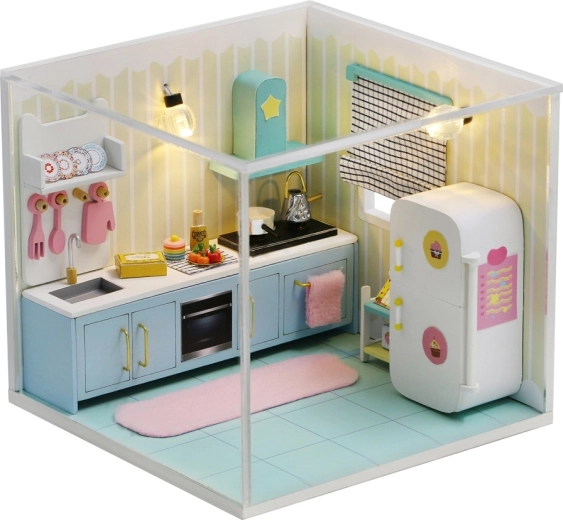 Μινιατούρα σπιτιού Χαρούμενη κουζίνα 2Kids Toys