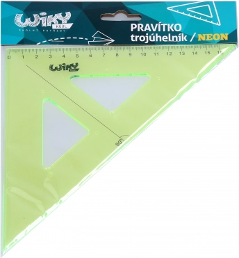 Ορθογώνιο τρίγωνο νέον 16 cm